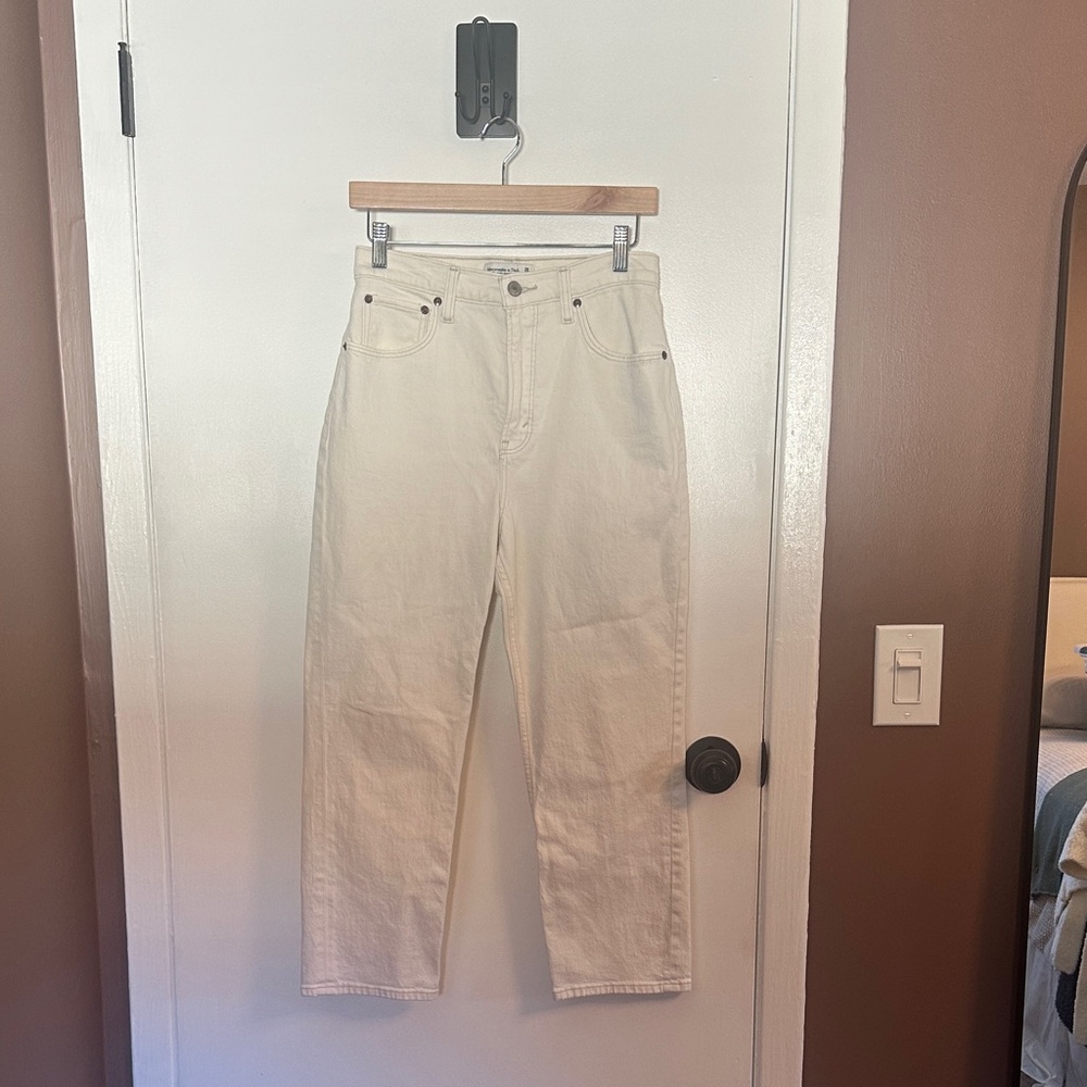 Abercrombie Cream Jeans